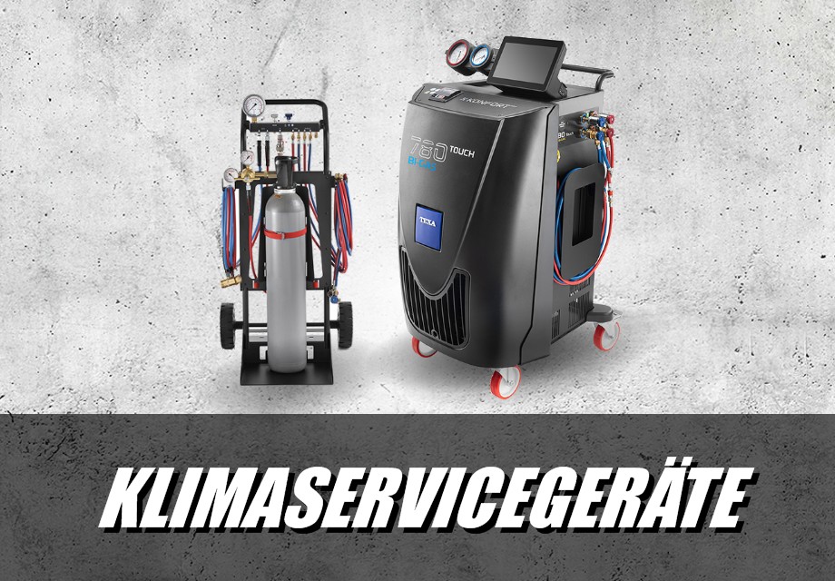 Klimaservicegeräte für R134a oder R1234yf online bestellen